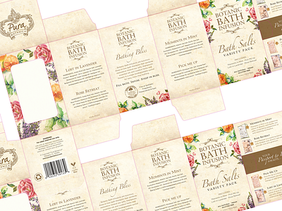 Bath Salt Package Design packaging