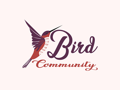 Logo for Bird Community bird community graphic design logo