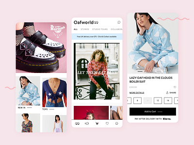 Lazy Oaf - Mobile App Concept