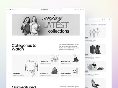 E-commerce Landing Page Design ali express amazon daraz design ecommerce marketplace online shopping shopping ui ui design user experience ux website