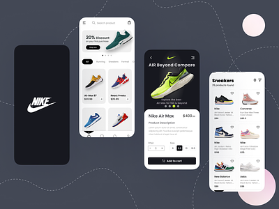 Shoes - App Design Concept ali express amazon app design app ui daraz ecommerce figma marketplace nike online shopping shoe ui ui ux ux