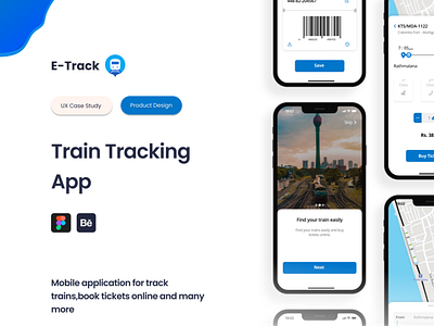 E-Track Train Tracking App UI/UX