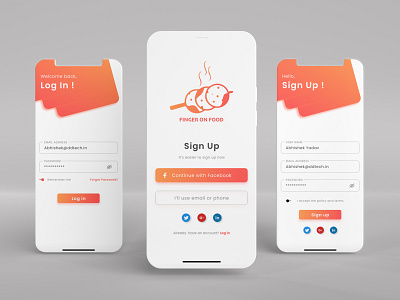 Login and Sign Up Screens animation application design branding cryptocurrency app iconography illustration logo mobile app motion graphics typography ui ui design ux