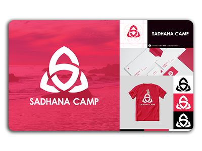 Sadhana Camp Brand Identity Design app branding design graphic design illustration logo typography ui ux vector