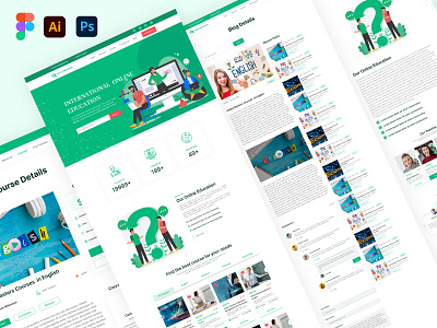 Online Education - Website UI Case Study