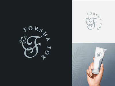 FT Letter Floral Concept Logo Design