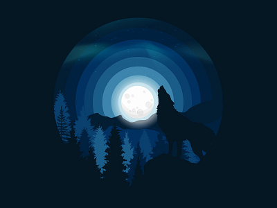 Wolf Howl illustration