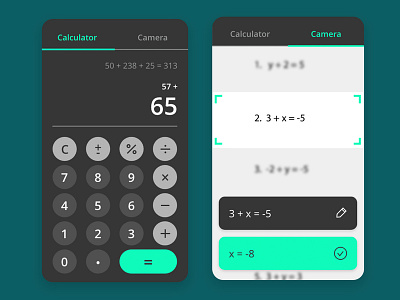 Daily_UI #004 Calculator @daily ui calculator calculator app mobile ui uidesign
