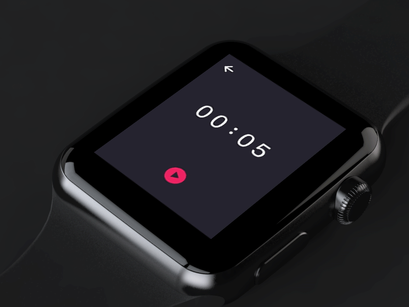 Countdown Timer appdesign applewatch countdown dailyui dailyuidesign interaction design timer ux