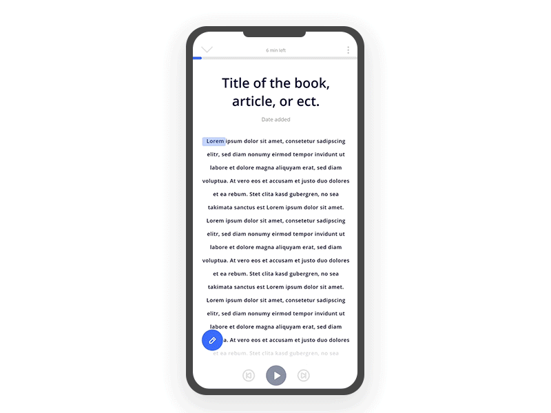 Text To Speech All setting accessibility audio design listening mobile reading texttospeech ui uidesign ux