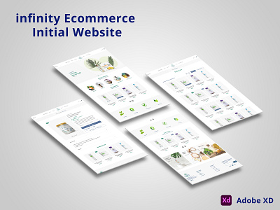 Infinity E-commerce Initial Design design graphic design ui ux