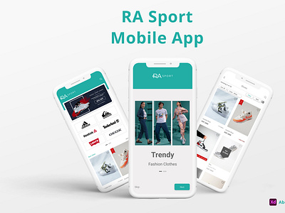 Ra Sport Mobile App Initial Design app design graphic design ui ux