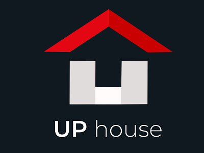 UP house logo branding graphic design house houselogo logo logoarchitrcture logoproperty properties propertylogo