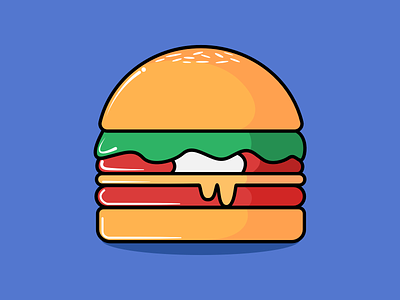 Burger minimalist illustration branding burger burger illiustration burger vector design food food illustration graphic design house illustration illustration burger ilustration food logo made by anditya minimalist illustration typography ui ux vector vector food illustration