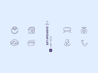 Everyday Life Icon3 animation app bag checklist design icon illustration photo set todo ui widget
