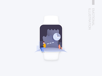 Emotional Illustration 3 animation design detection icon illustration learn man people time voucher