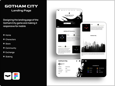 GOTHAM CITY (Landing Page)