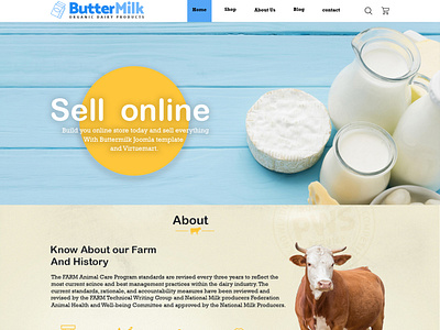 ButterMilk Websie Design