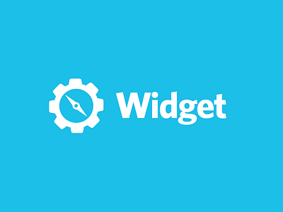 Widget branding flat identity logo