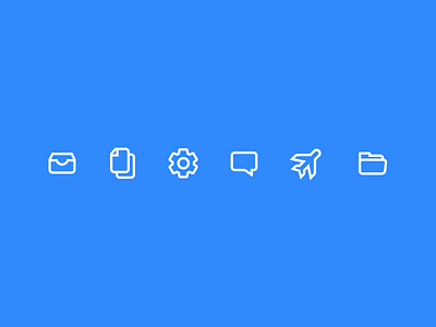 Menu Icons android folders icons inbox ios menu nav navigation outline plane settings travel