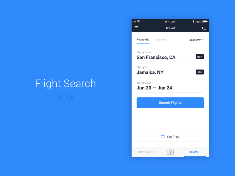 Flight Search By CJ Cipriano For TravelBank On Dribbble