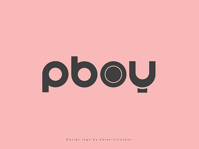 pboy branding design logo typography vector