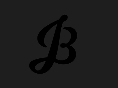 Logo Jan B. branding design graphicdesign letterlogo logo logo photographer logodesign photographer typography