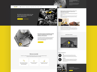Website Silicon clean design refractory industry ui uidesign uiux ux uxdesign webdesign websites