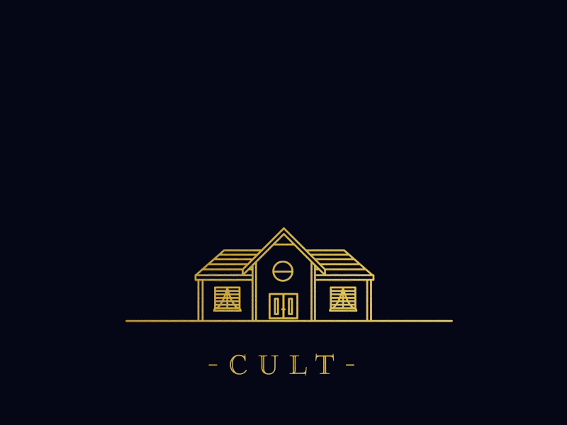 CULT aftereffects animation building gif house illustration ui ux