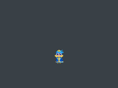 A Snow King animation character game pixel pixel art snow king