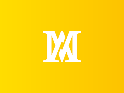 M A Monogram Logo Design Symbol branding electrician letter mark logo logo design logo mark monogram