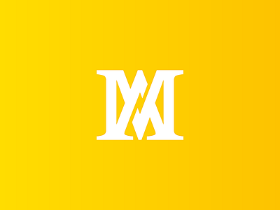 M A Monogram Logo Design Symbol