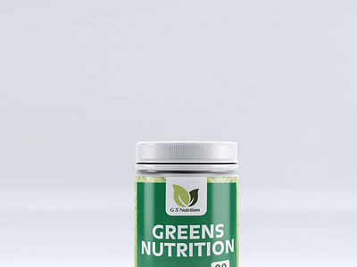 Greens Nutrition Supplement Bottle Label