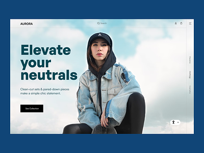Custom Fashion Store banner clean custom fashion store ecommerce fashion full page visuals influencer influencer based fashion store landing page shopify template store trending collection uiux web design website