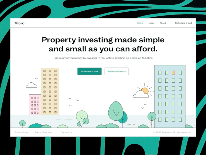 'Micro'-Property Investment Website