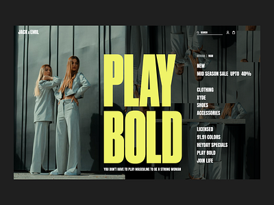 LA: PLAY BOLD Campaign for Fashion Clothing Brand