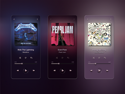 Music Player App Design Daily UI 009