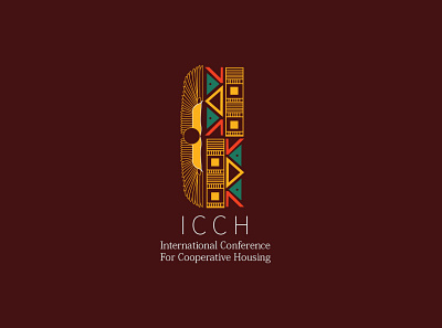 ICCH l LOGO adaobe illustrator africa ai brand identity branding design egyptian style graphic design illustration logo logo design