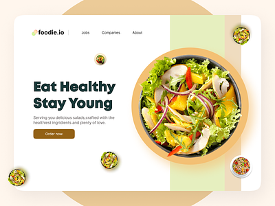 Food Ordering Website UI Design