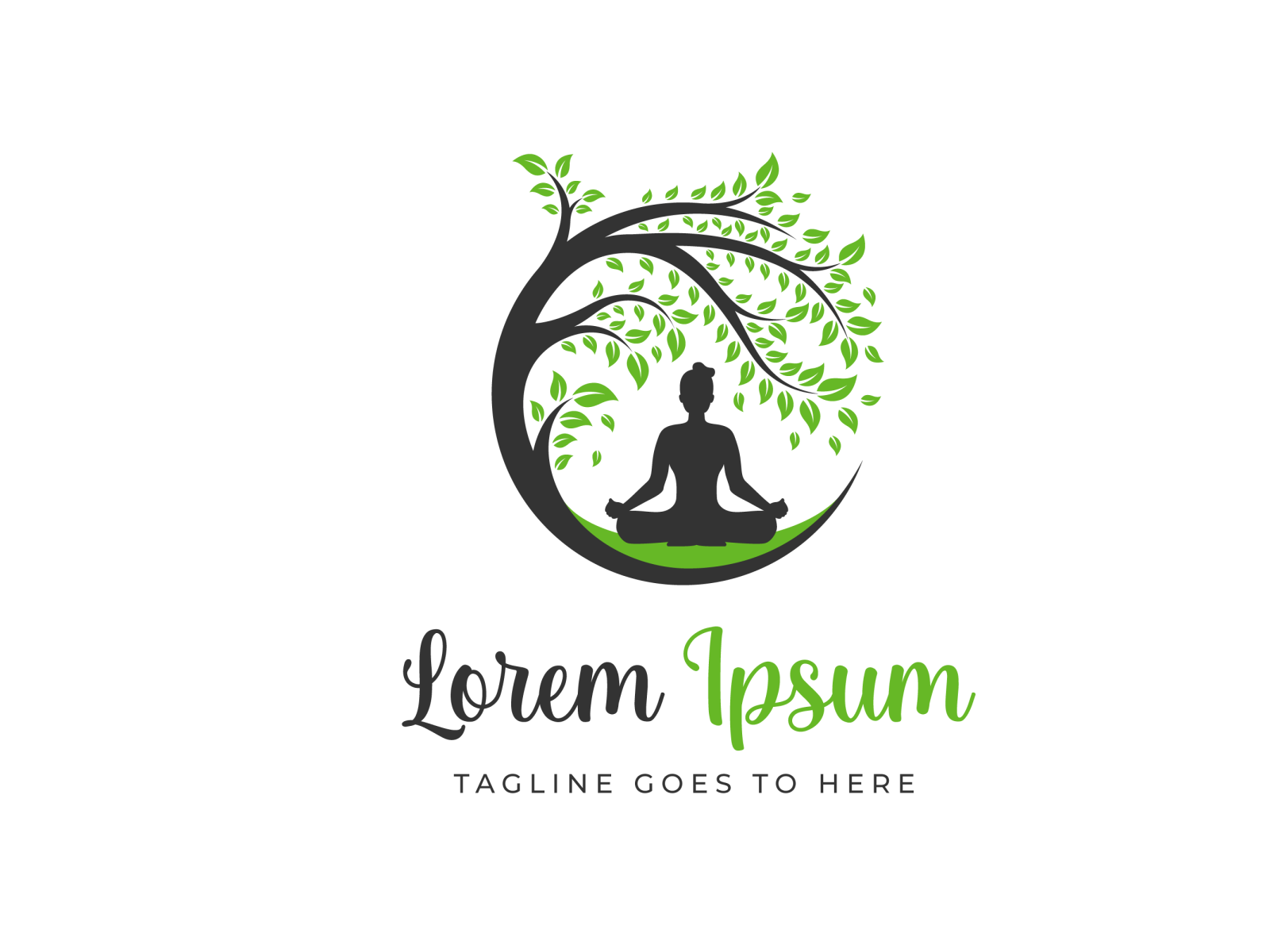 Yoga Logo Design, Meditation logo, Weight loss logo by Artphic on Dribbble