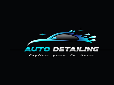 Car Wash Logo, Car Detailing Logo, Automotive Detailing Logo auto cleaning logo