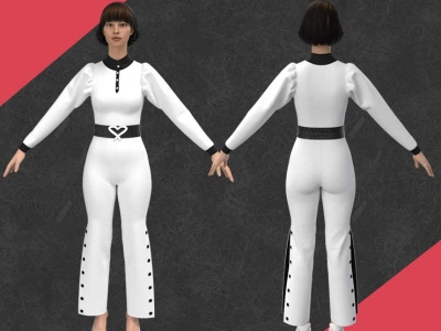 Outfit Female Marvelous Designer And Clo3d