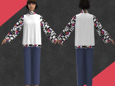 Outfit Female Marvelous Designer And Clo3d