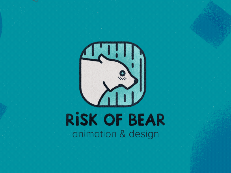 Risk of Bear showreel 2d 2d animation animation branding clap design gif graphic design hands illustration logo loop motion graphics motiongraphics risk of bear showreel