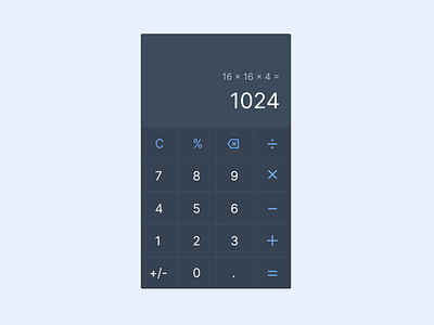 Calculator | Daily UI dailyui design mobile ui ux