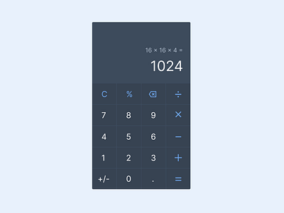 Calculator | Daily UI