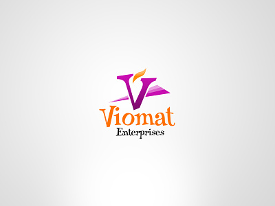 Viomat Logo brand identity logo