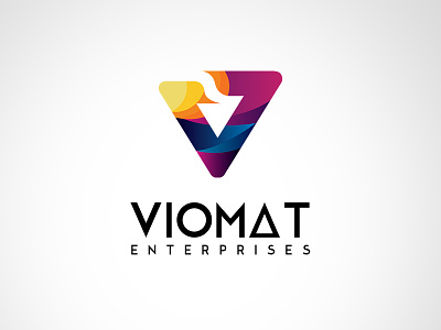 Viomat Logo Exploration brand design identity logo