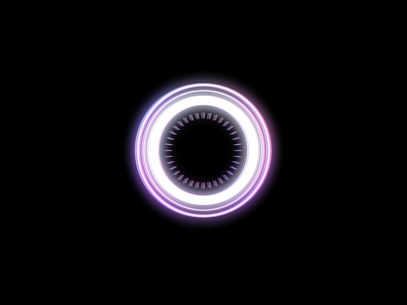 Retro Loader abberation ae aftereffects animation circles future loading retro