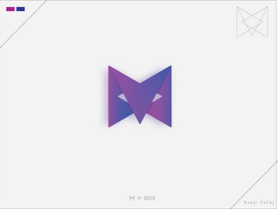 Letter M + Box logodesign.